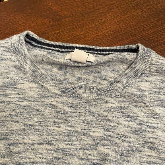 Old Navy Men's XL Heathered Blue Sweater - Picture 5 of 6
